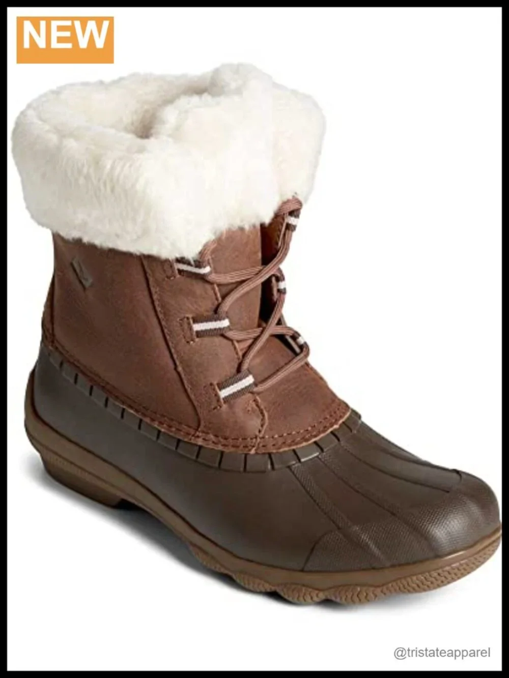 Water Resistant Ankle Snow Boots Faux Fur Lining Lace Up Winter